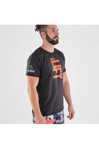 Тениска за Cross Training Ecoactive (Born To Lift Black/Orange) Titan Box Wear Cross-Fit
