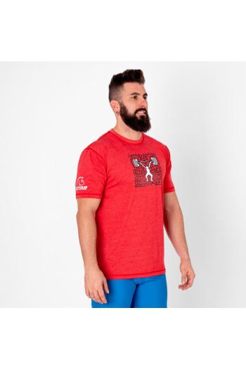 Ecoactive T-shirt (Integrity Navy/Crimson) Titan Box Wear Cross-Fit