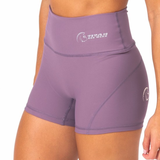 
                                        Къс клин AuraLux Booty с висока талия (Velvet Violet) Titan box Wear