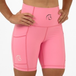 AuraLux 6″ High-Waisted Shorts (Core Glory Pink) Titan Box Wear