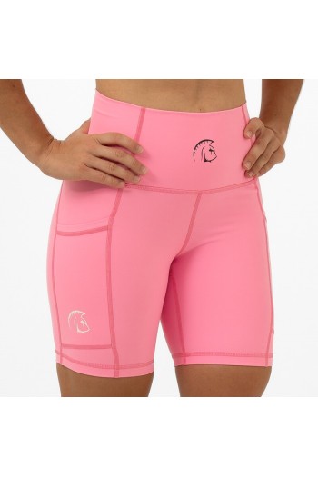 Къс клин AuraLux 6″ с висока талия (Core Glory Pink)) Titan box Wear Cross-Training