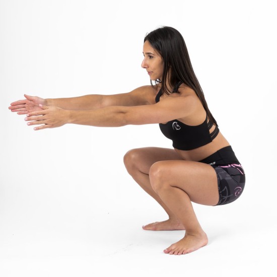 
                                        AuraLux Booty High-Waisted Shorts (Lift Heavy)Titan Box Wear