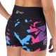 
                                        AuraLux Booty High-Waisted Shorts ( Neon Vibes) Titan box Wear