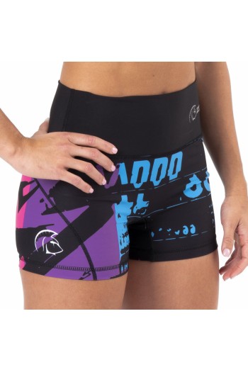 Къс клин AuraLux Booty с висока талия (Neon Vibes) Titan box Wear Къс клин AuraLux Booty с висока талия (Neon Vibes) Titan box Wear Cross-Training