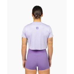 Дамска тениска Crop HOLO – Violet | Velites