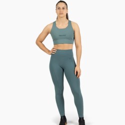 Bra high neck Holo Pine green- Velites