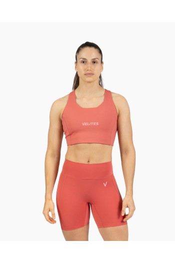 Bra high neck Holo Raspberry- Velites Cross-Training