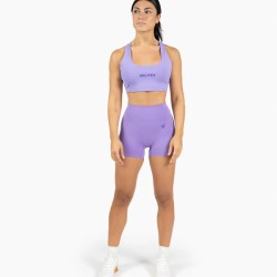 Спортно бюстие HOLO с ниско деколте -светло виолетов-лилав нюанс- Velites