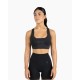 
                                        Спортно бюстие HOLO с ниско деколте -Черно- Velites