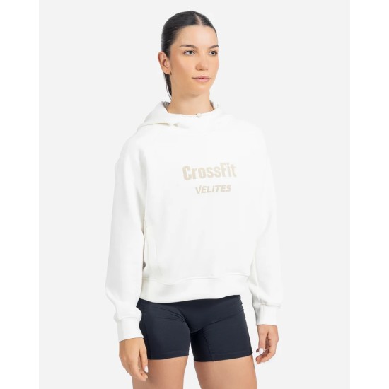 
                                        Crop Hoodie Holo CrossFit®-Pearl-Velites