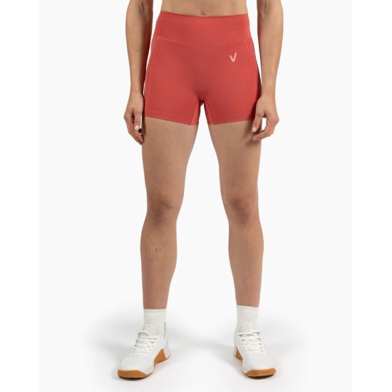 
                                        Къс клин HOLO  – висока талия, дишащ, за интензивни тренировки--Raspberry-Velites