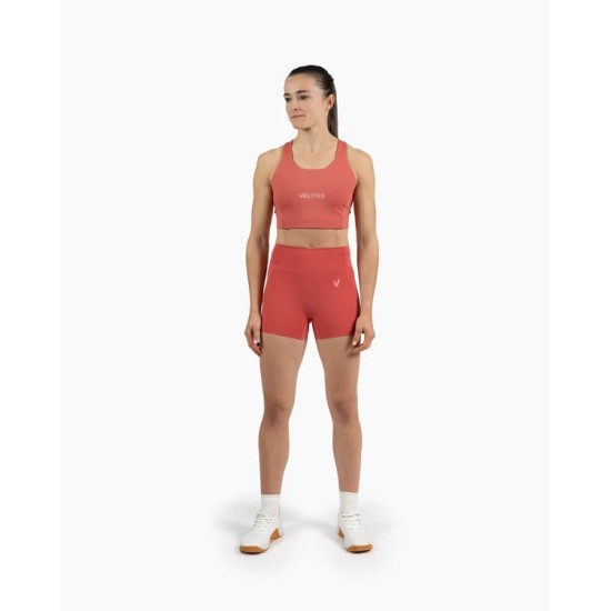 
                                        Къс клин HOLO  – висока талия, дишащ, за интензивни тренировки--Raspberry-Velites