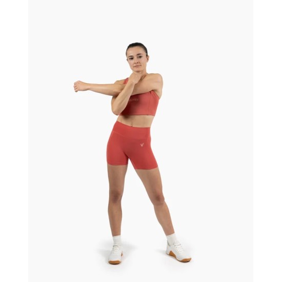 
                                        Къс клин HOLO  – висока талия, дишащ, за интензивни тренировки--Raspberry-Velites