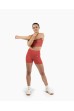 HOLO Short Legging – High-Waisted, Breathable & Compressive- Raspberry- Velites Cross-Training