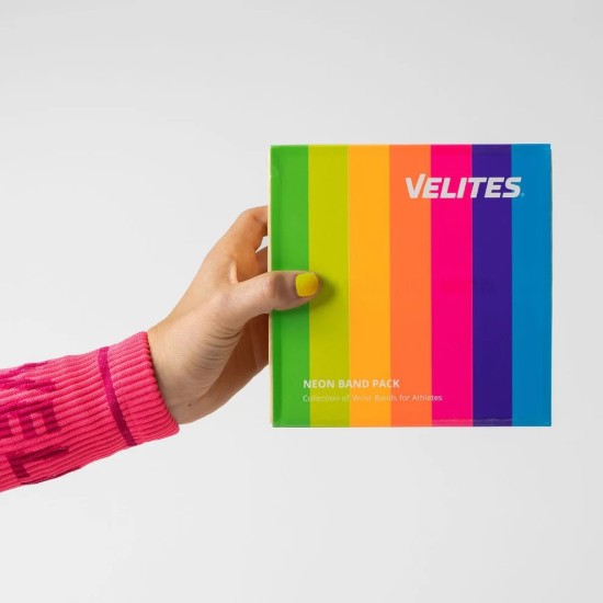 
                                        Пакет от 7 дълги неонови спортни накитници VELITES