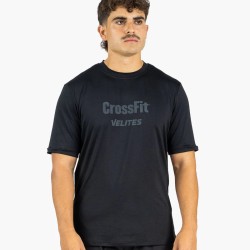 Мъжка тениска CrossFit® t-shirt Holo-Черна-Velites