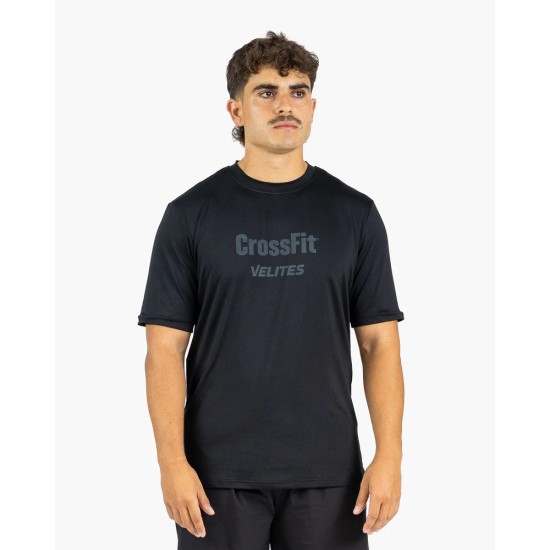 
                                        T-Shirt Holo for Men CrossFit® t-shirt Holo-Black-Velites
