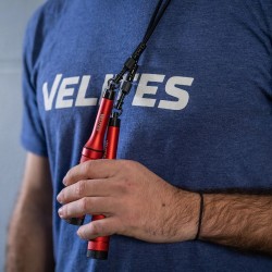 Кабел за тежко въже за скачане VELITES Standard Black Cable 4 mm за Jump Rope Earth 2.0-Черно