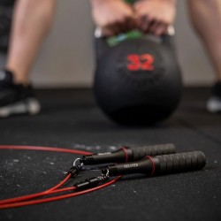 Кабел за тежко въже за скачане VELITES Speed cable 2.5 mm за въже Earth 2.0- Velites-Червено