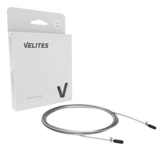 
                                        Кабел за въже за скачане VELITES без покритие Competition Bare cable 1.8 mm за Jump Rope Fire 2.0- Velites