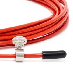 Кабел за въже за скачане VELITES  Training cable 2.5 mm за Jump Rope Fire 2.0-Червено