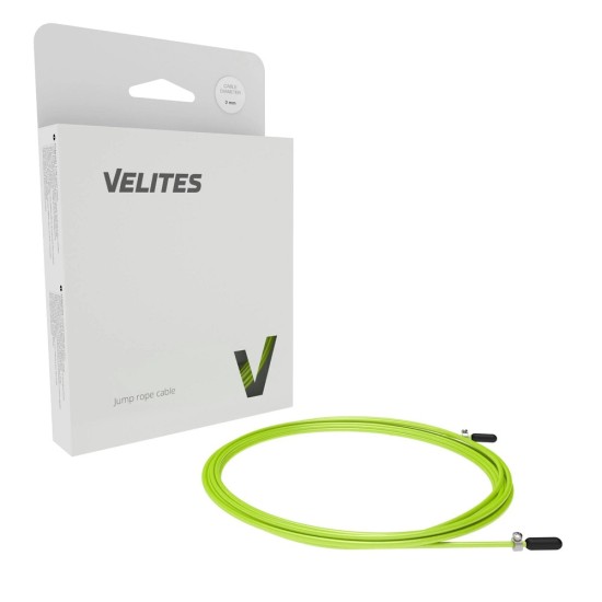 
                                        Кабел за въже за скачане VELITES  Standard Cable 2 mm за Jump Rope Fire 2.0 - Velites
