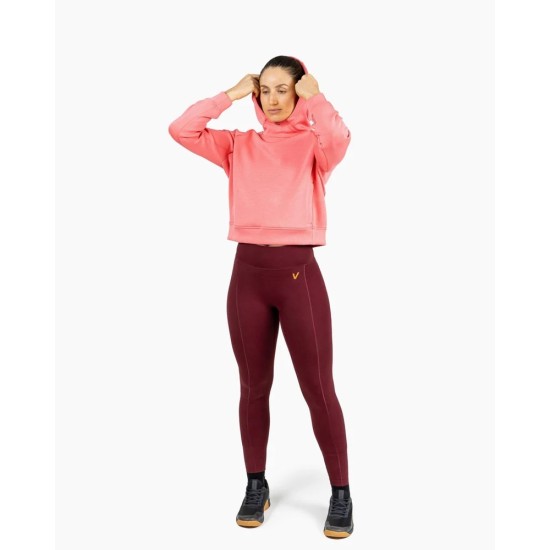 
                                        Crop Hoodie Holo-Raspberry-Velites