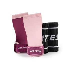 Quad Ultra Hand Grips VELITES  No Chalk No holes Pink