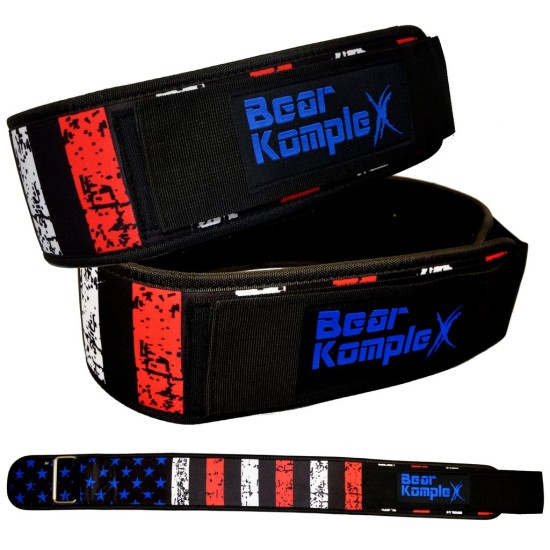 
                                        Колан за вдигане на тежести Bear Komplex - STRAIGHT 4 Stars & Stripes