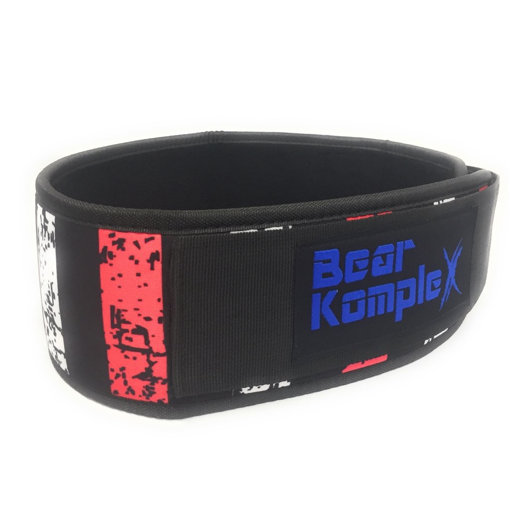 Bear KompleX 4 STRAIGHT Weightlifting Belt – For Powerlifting, Squats, Deadlifts