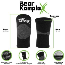 Set Черни наколенки Bear KompleX LITE - 4 mm