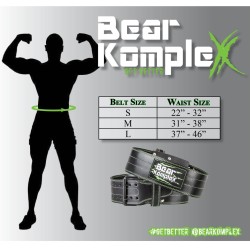 Кожен колан за вдигане на тежести Bear KompleX Big Boi Buckle