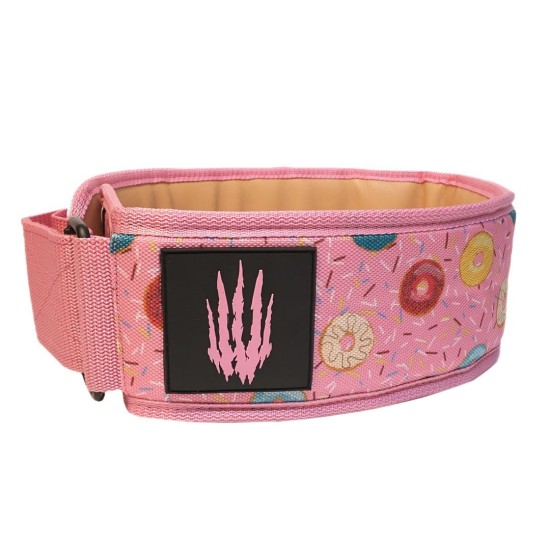 
                                        Bear KompleX "APEX" Premium Leather Velcro Weight Lifting Belt Rose