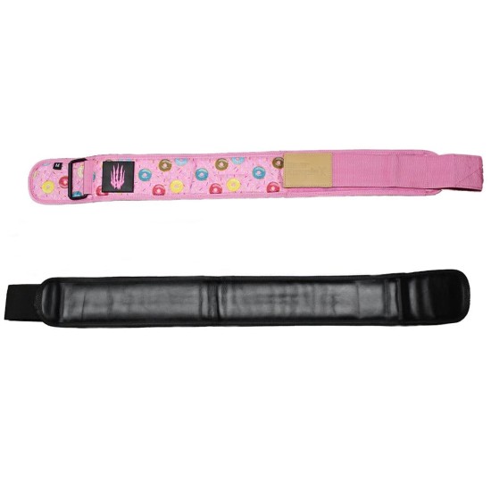 
                                        Bear KompleX "APEX" Premium Leather Velcro Weight Lifting Belt Rose