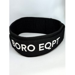 Колан за вдигане на тежести PR1 WEIGHTLIFTING BELT x BORO EQPT Черен
