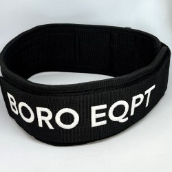 Колан за вдигане на тежести PR1 WEIGHTLIFTING BELT x BORO EQPT Черен
