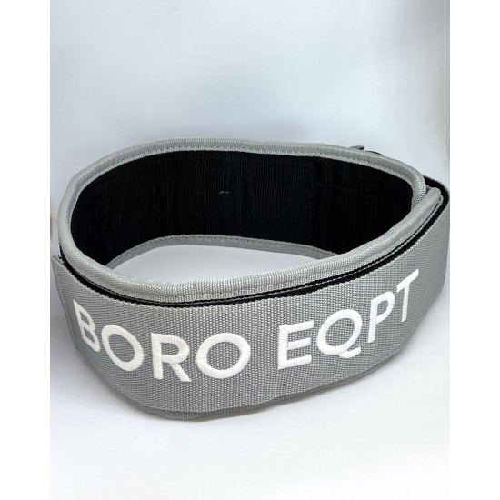 
                                        Колан за вдигане на тежести PR1 WEIGHTLIFTING BELT x BORO EQPT Сив