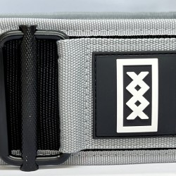 Колан за вдигане на тежести PR1 WEIGHTLIFTING BELT x BORO EQPT Сив