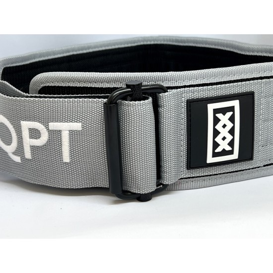 
                                        Колан за вдигане на тежести PR1 WEIGHTLIFTING BELT x BORO EQPT Сив