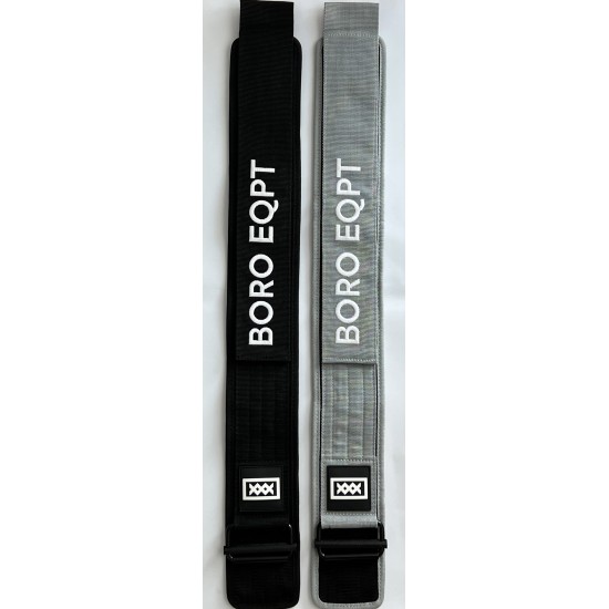 
                                        Колан за вдигане на тежести PR1 WEIGHTLIFTING BELT x BORO EQPT Сив