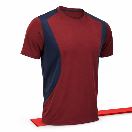 
                                        Спортна тениска Titan Box Wear Ecoactive Kettlerun Vibes – Burgundy/Blue