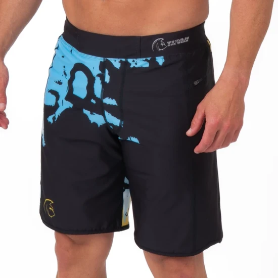 
                                        Мъжки къси панталони Titan Box Wear Endurance Core Pulse – Blue/Yellow