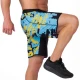 
                                        Мъжки къси панталони Titan Box Wear Endurance Core Pulse – Blue/Yellow