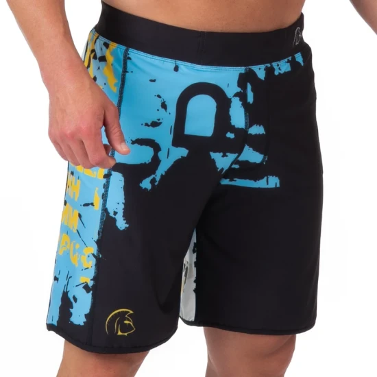 
                                        Мъжки къси панталони Titan Box Wear Endurance Core Pulse – Blue/Yellow