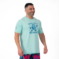 Спортна тениска Titan Box Wear Ecoactive Kettlerun Vibes Teal/Blue