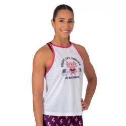 Дамски спортен потник Titan Box Wear Ecoactive Neo White/Pink