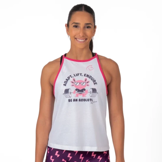 
                                        Дамски спортен потник Titan Box Wear Ecoactive Neo White/Pink