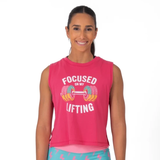 
                                        Дамски спортен потник Titan Box Wear Ecoactive Neo WOD Tank Focused Pink/Teal