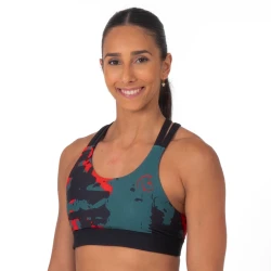 Спортно бюстие Titan Box Wear Xtamina Core Pulse Green/Orange