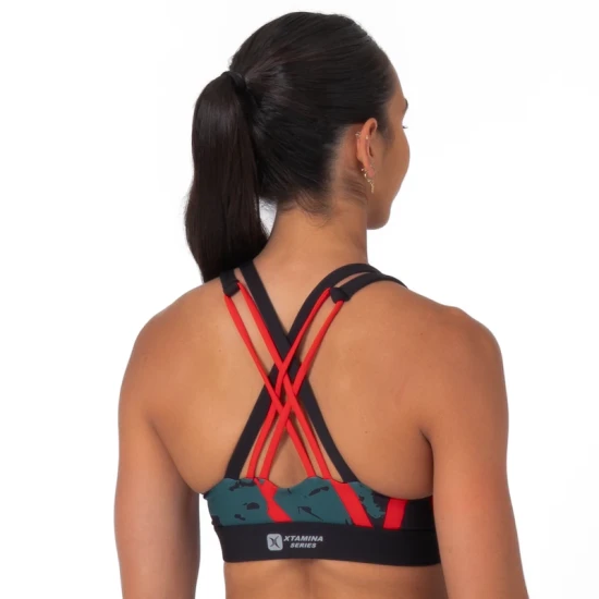 
                                        Спортно бюстие Titan Box Wear Xtamina Core Pulse Green/Orange